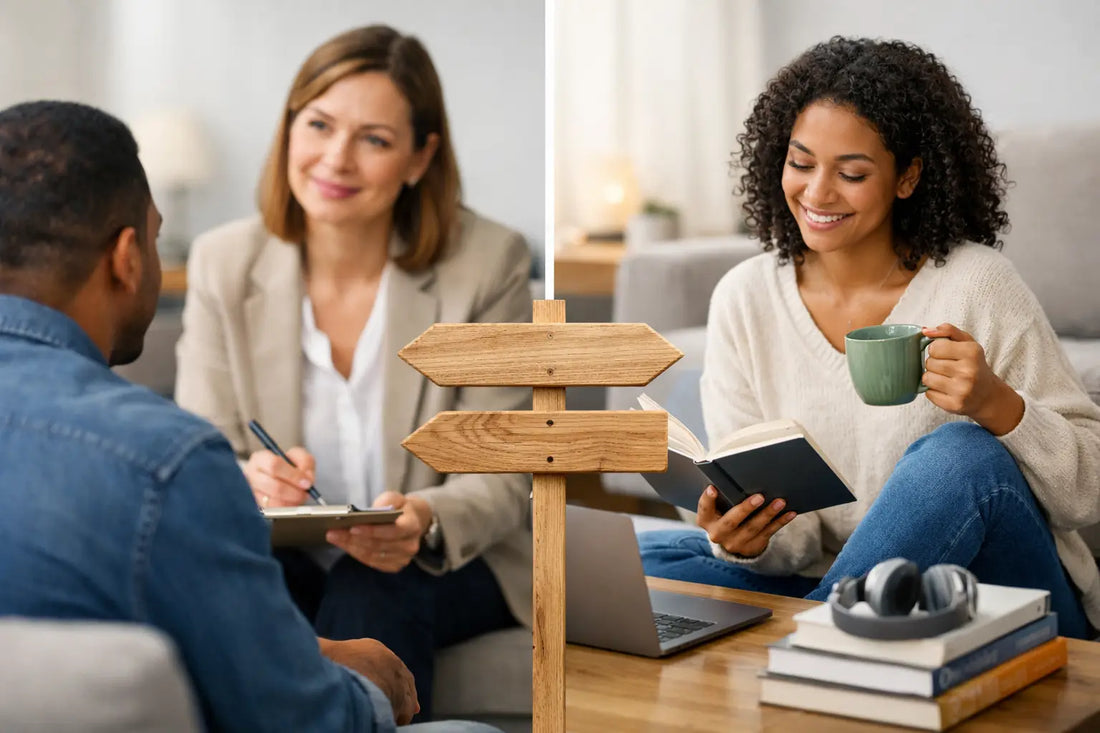 Therapy Versus Self Help Resources: Choosing Well